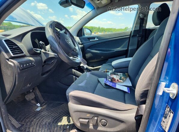 KM8J33AL2KU981414 2019 HYUNDAI TUCSON Blue Vista interior delantera