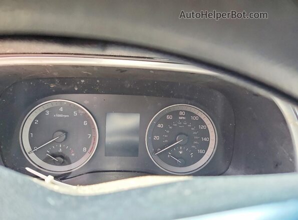 KM8J33AL2KU981414 2019 HYUNDAI TUCSON Blue Vista del cuadro de instrumentos