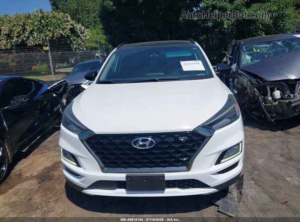 KM8J33AL3KU941651 2019 HYUNDAI TUCSON White Вид задньої частини салону