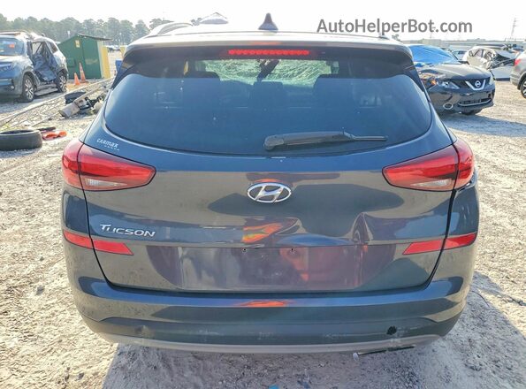 KM8J33AL3KU958868 2019 HYUNDAI TUCSON Gray უკანა ხედი