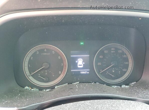 KM8J33AL3KU958868 2019 HYUNDAI TUCSON Gray ხელსაწყოთა პანელის ხედი