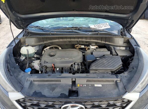 KM8J33AL3KU958868 2019 HYUNDAI TUCSON Gray ძრავის განყოფილების ხედი