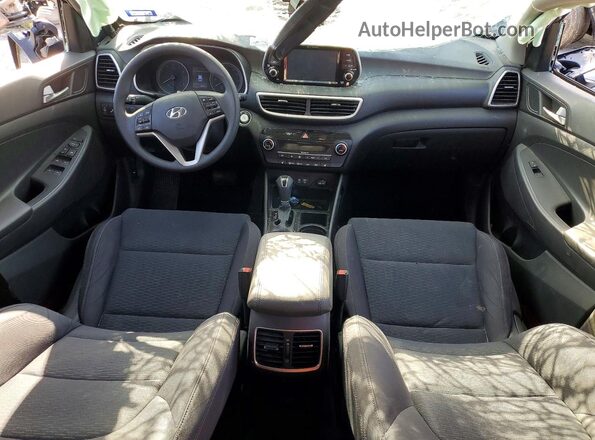 KM8J33AL3KU958868 2019 HYUNDAI TUCSON Gray წინა პანელის ხედი