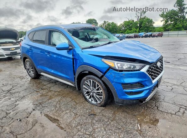 KM8J33AL3LU108143 2020 HYUNDAI TUCSON Blue Առջևի աջ