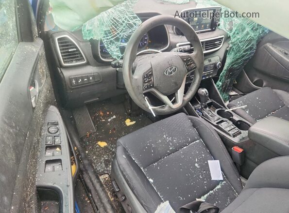 KM8J33AL3LU108143 2020 HYUNDAI TUCSON Blue Առջևի վահանակի տեսք