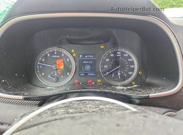 KM8J33AL3LU108143 2020 HYUNDAI TUCSON Blue Սարքավորումների վահանակի տեսք