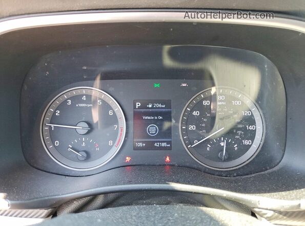 KM8J33AL4LU141054 2020 HYUNDAI TUCSON Silver ხელსაწყოთა პანელის ხედი