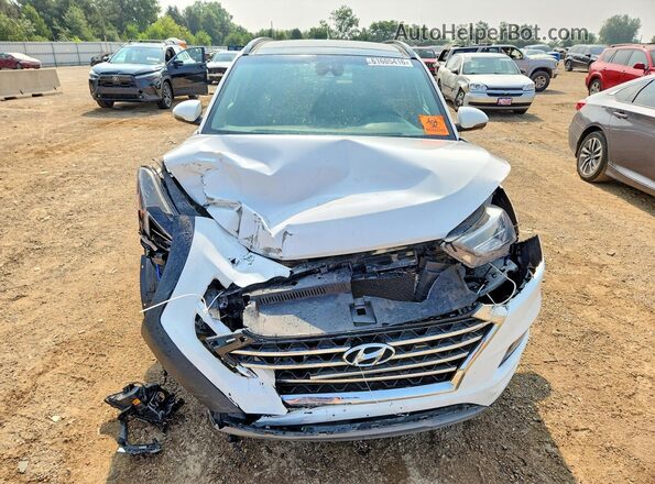 KM8J33AL4MU285611 2021 HYUNDAI TUCSON White Front view