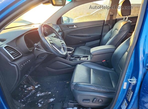 KM8J33AL4MU335259 2021 HYUNDAI TUCSON Blue Սալոնի դիմացի տեսք