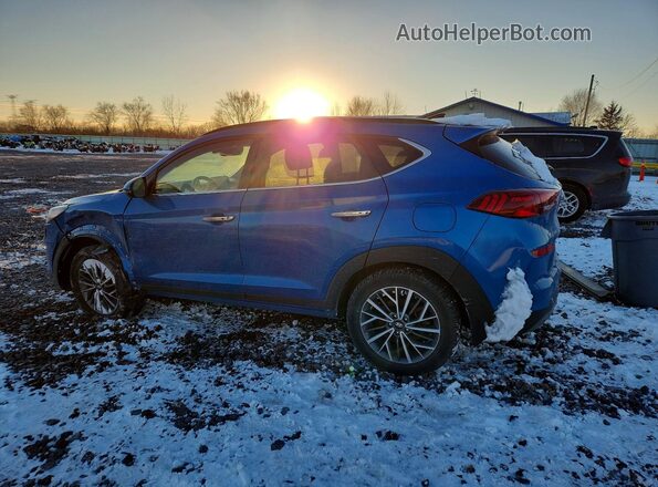 KM8J33AL4MU335259 2021 HYUNDAI TUCSON Blue Հետևի ձախ