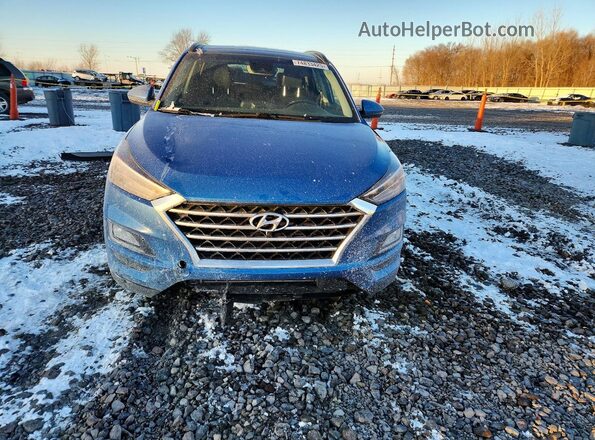 KM8J33AL4MU335259 2021 HYUNDAI TUCSON Blue Դիմացի տեսք