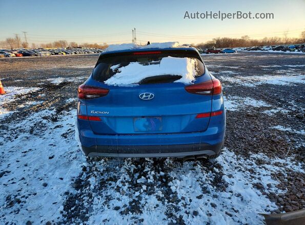 KM8J33AL4MU335259 2021 HYUNDAI TUCSON Blue Հետևի տեսք
