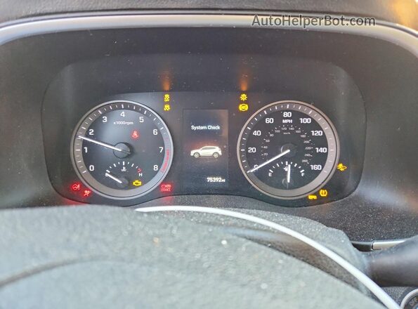KM8J33AL4MU335259 2021 HYUNDAI TUCSON Blue Սարքավորումների վահանակի տեսք