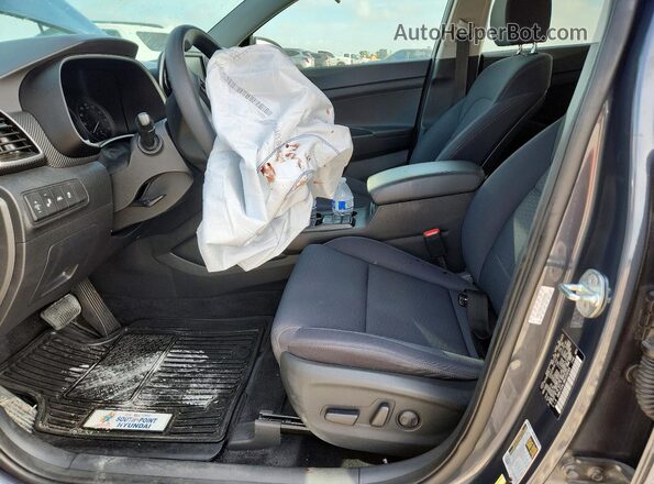 KM8J33AL4MU339585 2021 HYUNDAI TUCSON Серый Вид салона спереди