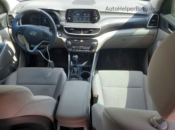 KM8J33AL4MU362106 2021 HYUNDAI TUCSON White Dashboard view