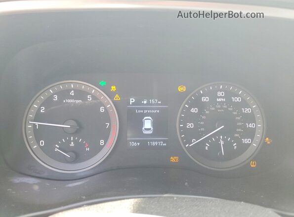 KM8J33AL4MU362106 2021 HYUNDAI TUCSON White Instrument cluster view