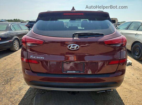 KM8J33AL5LU213640 2020 HYUNDAI TUCSON Maroon უკანა ხედი