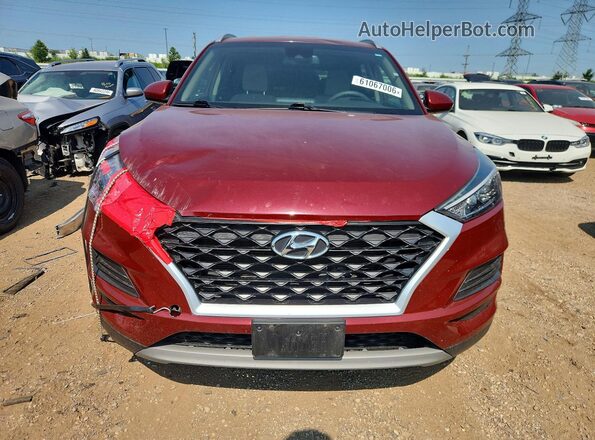 KM8J33AL5LU213640 2020 HYUNDAI TUCSON Maroon წინა ხედი