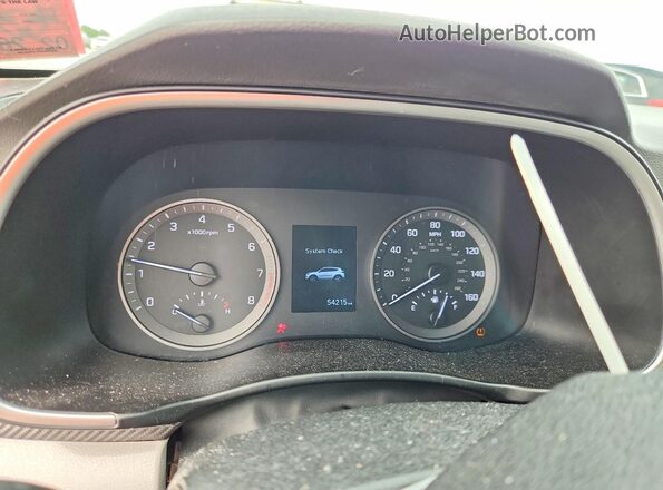 KM8J33AL5LU221818 2020 HYUNDAI TUCSON Charcoal ხელსაწყოთა პანელის ხედი