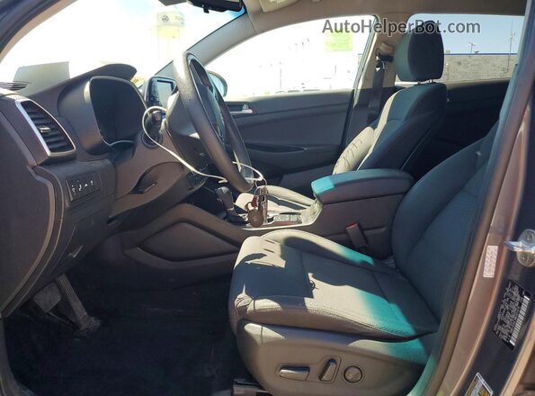 KM8J33AL5MU301475 2021 HYUNDAI TUCSON Gray Widok wnętrza z przodu