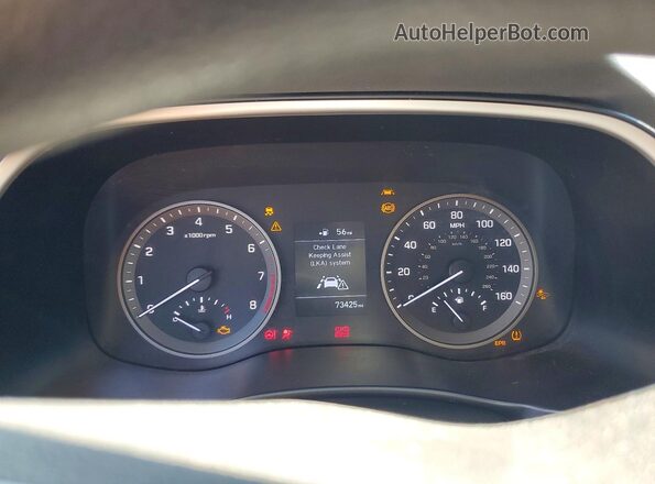 KM8J33AL5MU301475 2021 HYUNDAI TUCSON Gray Widok zestawu wskaźników