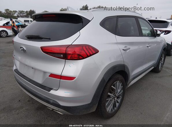 KM8J33AL6KU038667 2019 HYUNDAI TUCSON Серебряный Задняя правая четверть