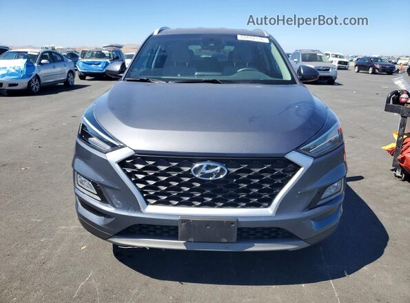 KM8J33AL6KU041147 2019 HYUNDAI TUCSON Gray Vista frontal