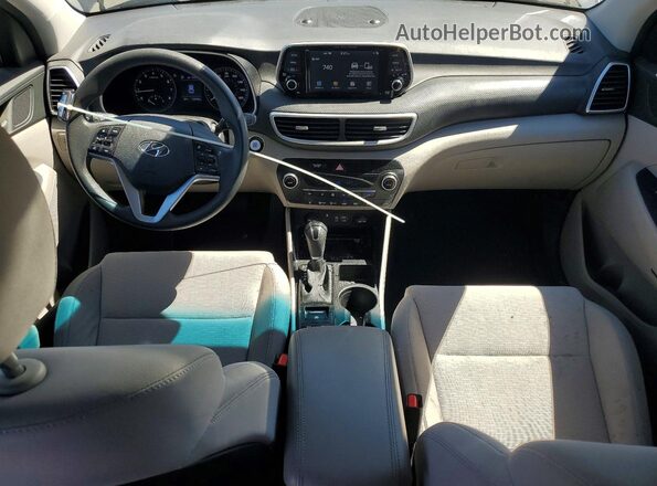 KM8J33AL6KU041147 2019 HYUNDAI TUCSON Gray Vista del salpicadero