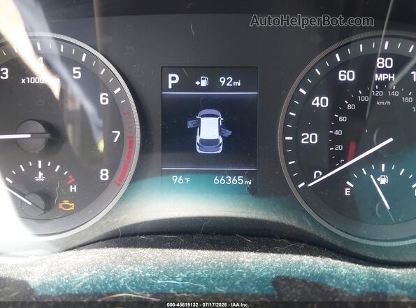 KM8J33AL6KU980766 2019 HYUNDAI TUCSON Серый Вид задних сидений