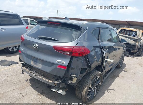KM8J33AL6KU980766 2019 HYUNDAI TUCSON Серый Задняя правая четверть