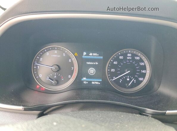 KM8J33AL6LU135062 2020 HYUNDAI TUCSON Silver Widok zestawu wskaźników