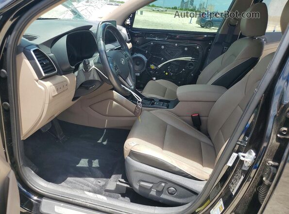 KM8J33AL6MU305342 2021 HYUNDAI TUCSON Black Front interior view