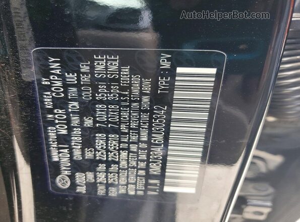 KM8J33AL6MU305342 2021 HYUNDAI TUCSON Black Engine compartment view