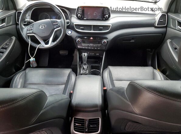 KM8J33AL7KU867506 2019 HYUNDAI TUCSON Gray Առջևի վահանակի տեսք
