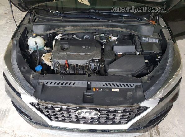 KM8J33AL7KU874763 2019 HYUNDAI TUCSON Black Widok komory silnika