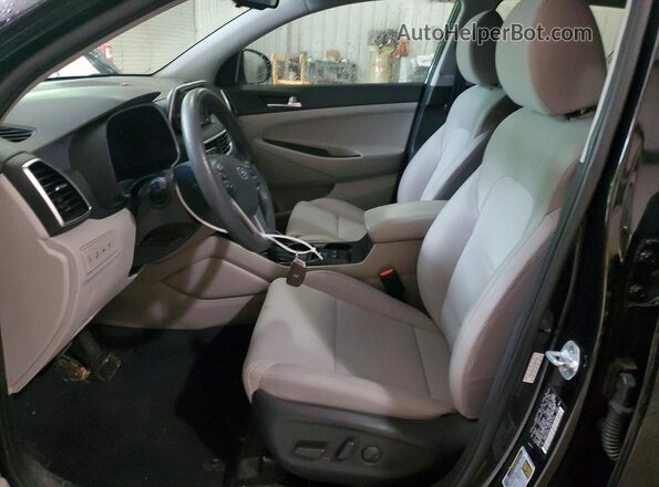 KM8J33AL7KU874763 2019 HYUNDAI TUCSON Black Widok wnętrza z przodu