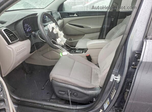 KM8J33AL7KU879199 2019 HYUNDAI TUCSON Gray Widok wnętrza z przodu