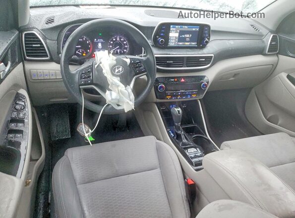 KM8J33AL7KU879199 2019 HYUNDAI TUCSON Gray Widok deski rozdzielczej