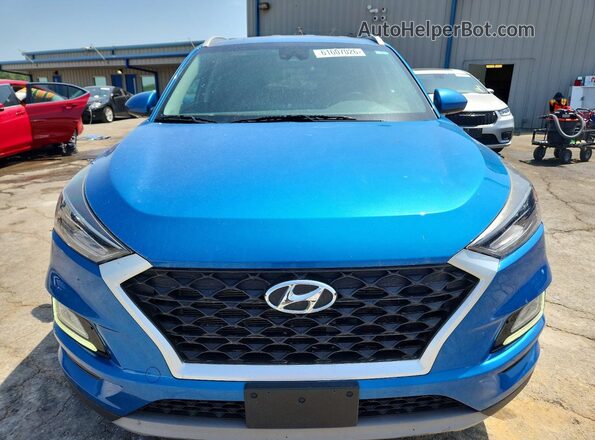 KM8J33AL7MU295095 2021 HYUNDAI TUCSON Синий Вид спереди