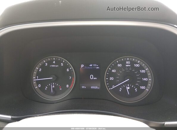 KM8J33AL8KU908645 2019 HYUNDAI TUCSON Silver უკანა სავარძლების ხედი