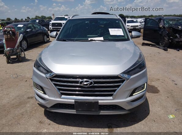 KM8J33AL8KU908645 2019 HYUNDAI TUCSON Silver ხელსაწყოთა პანელის ხედი