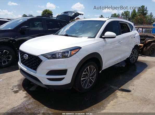 KM8J33AL8KU962995 2019 HYUNDAI TUCSON Белый Передняя левая четверть