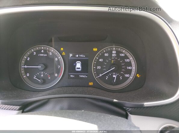 KM8J33AL8KU962995 2019 HYUNDAI TUCSON Белый Вид задних сидений