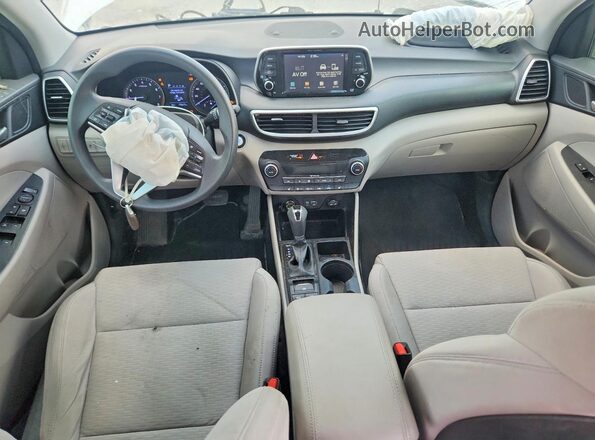 KM8J33AL8LU180262 2020 HYUNDAI TUCSON White Առջևի վահանակի տեսք