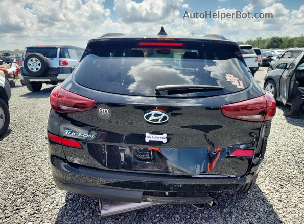 KM8J33AL8MU291038 2021 HYUNDAI TUCSON Black Հետևի տեսք