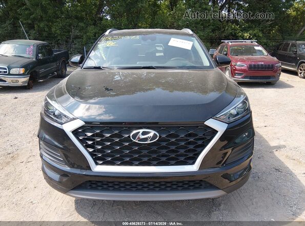 KM8J33AL8MU305682 2021 HYUNDAI TUCSON Black Вид щитка приладів
