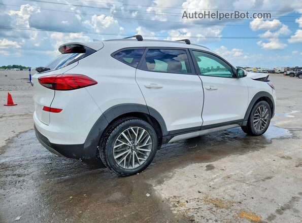 KM8J33AL8MU320330 2021 HYUNDAI TUCSON White Trasero derecho