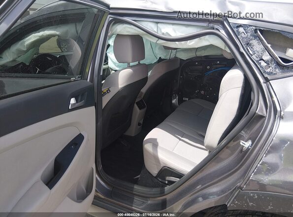 KM8J33AL8MU350170 2021 HYUNDAI TUCSON Gray Rear seats view