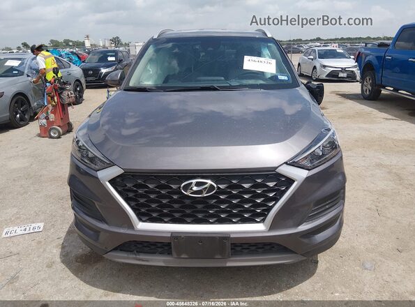 KM8J33AL8MU350170 2021 HYUNDAI TUCSON Gray Dashboard view