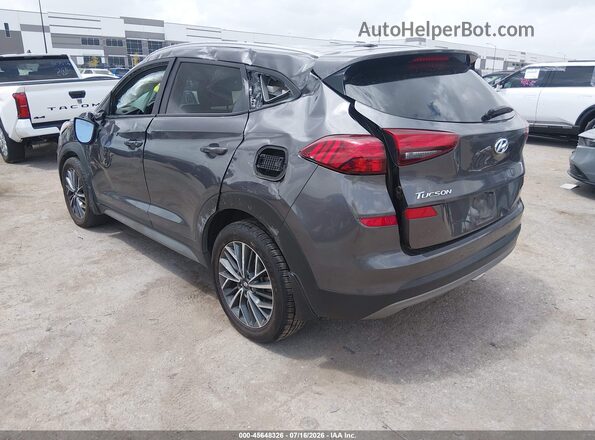 KM8J33AL8MU350170 2021 HYUNDAI TUCSON Gray Rear left